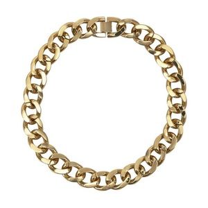 Fallon Curb Chain Gold Necklace